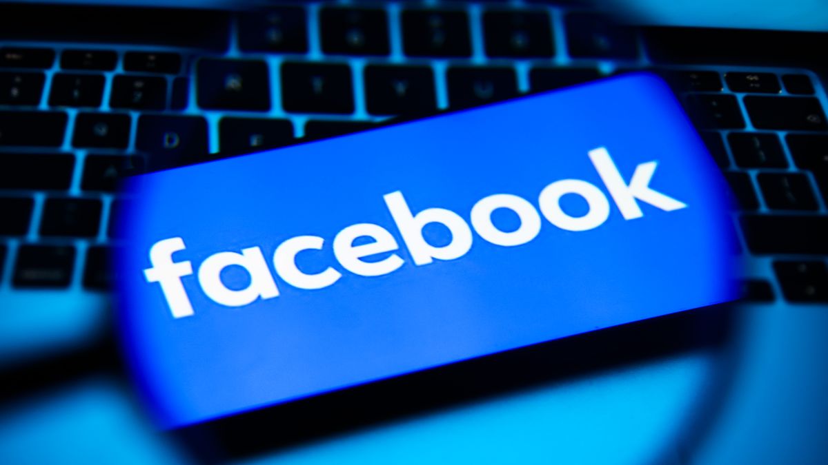 Facebook logo is screened on a mobile phone for illustration photo. Krakow, Poland on April 9th, 2024 (Photo by Beata Zawrzel/NurPhoto via Getty Images)