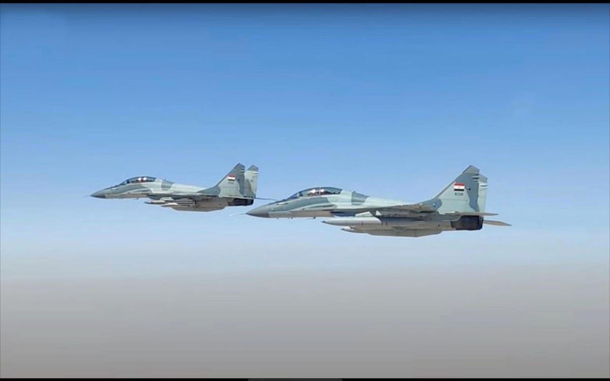 Samoloty MiG-29M z Egiptu.