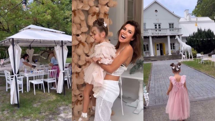 Huczne urodziny córki Natalii Siwiec