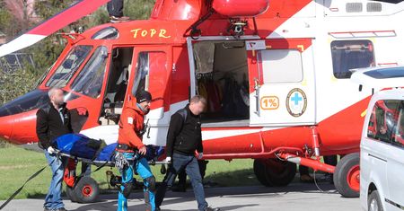 Spadając z Rysów, uderzył turystkę