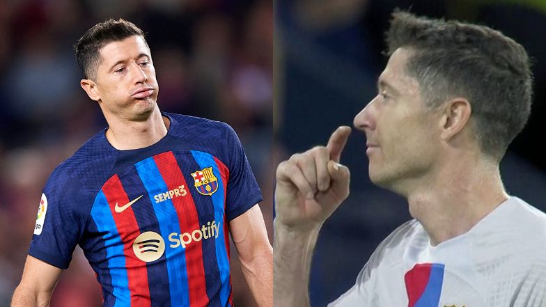Robert Lewandowski pokazał kontrowersyjny gest