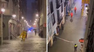 "Zalała nas potężna fala". Bilbao pod wodą po ulewie