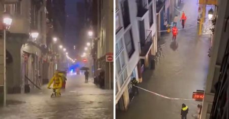 "Zalała nas potężna fala". Bilbao pod wodą po ulewie