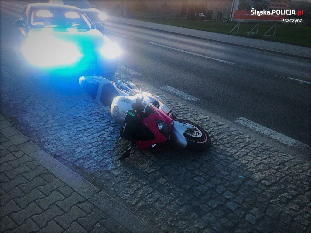 Motocyklista rekordzista. "Nabił" aż 205 punktów karnych podczas pościgu