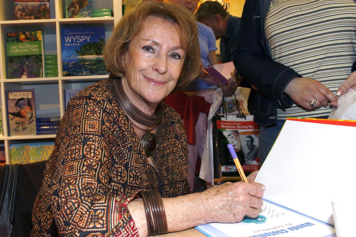 Wanda Chotomska na Targach Książki w 2007 roku