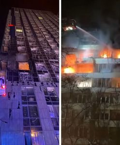 Zmasowany atak Rosji. Trafili w 22-piętrowy wieżowiec