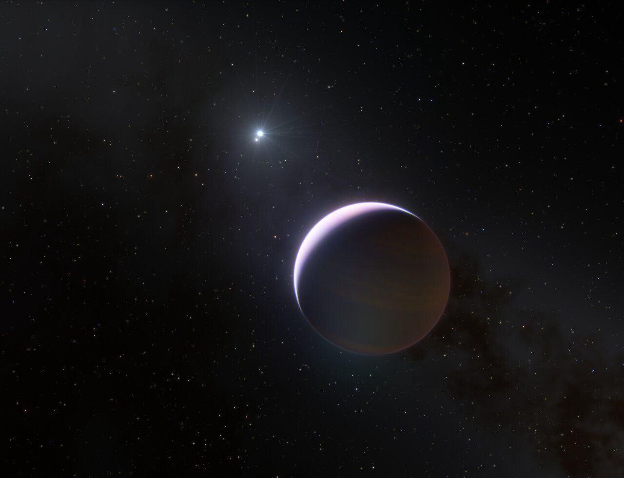 Planeta gigant. Astronomowie uważają, że nie powinna istnieć - Ilustracja przedstawiająca b Centauri b 