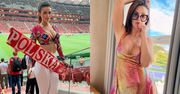 Miss Euro 2016 wróciła na trybuny. Zamieszcza ODWAŻNE zdjęcia z meczów (FOTO)