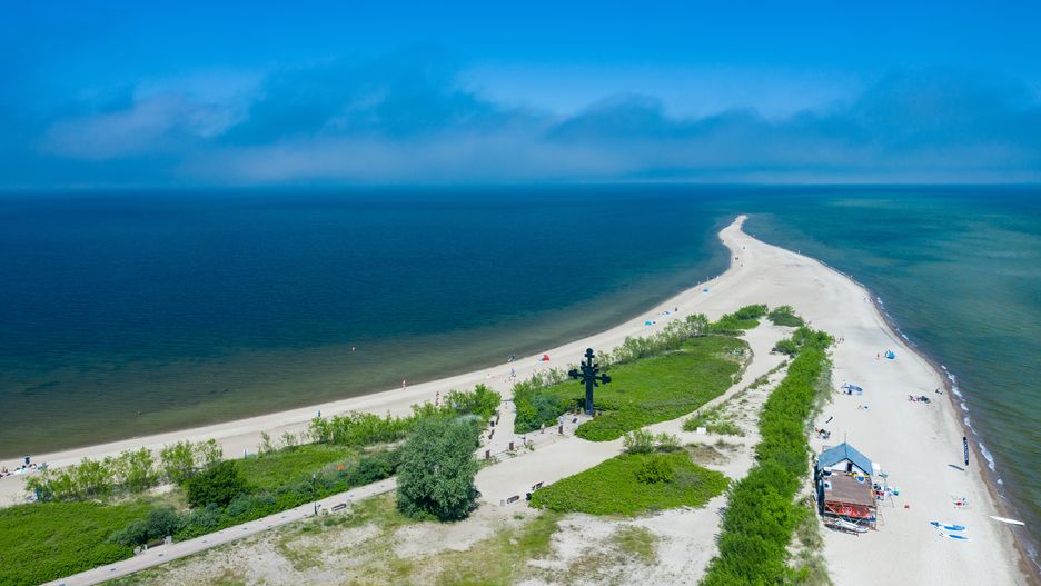 Cypel w Rewie jest jednym z najbardziej charakterystycznym miejsc nad Bałtykiem