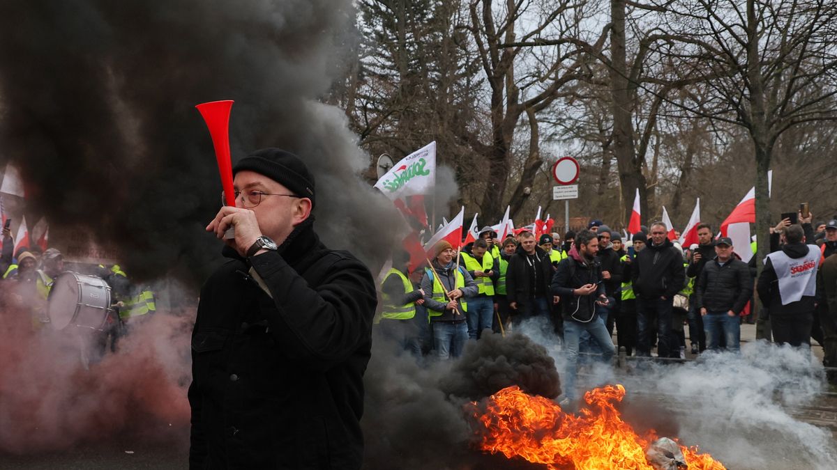 Protest rolników w Warszawie