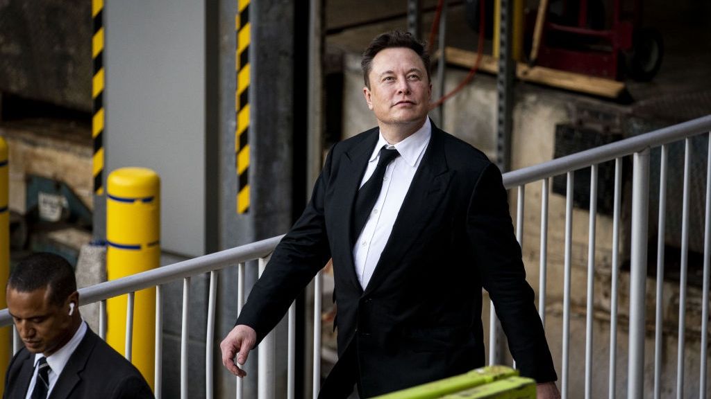 Na zdjęciu Elon Musk