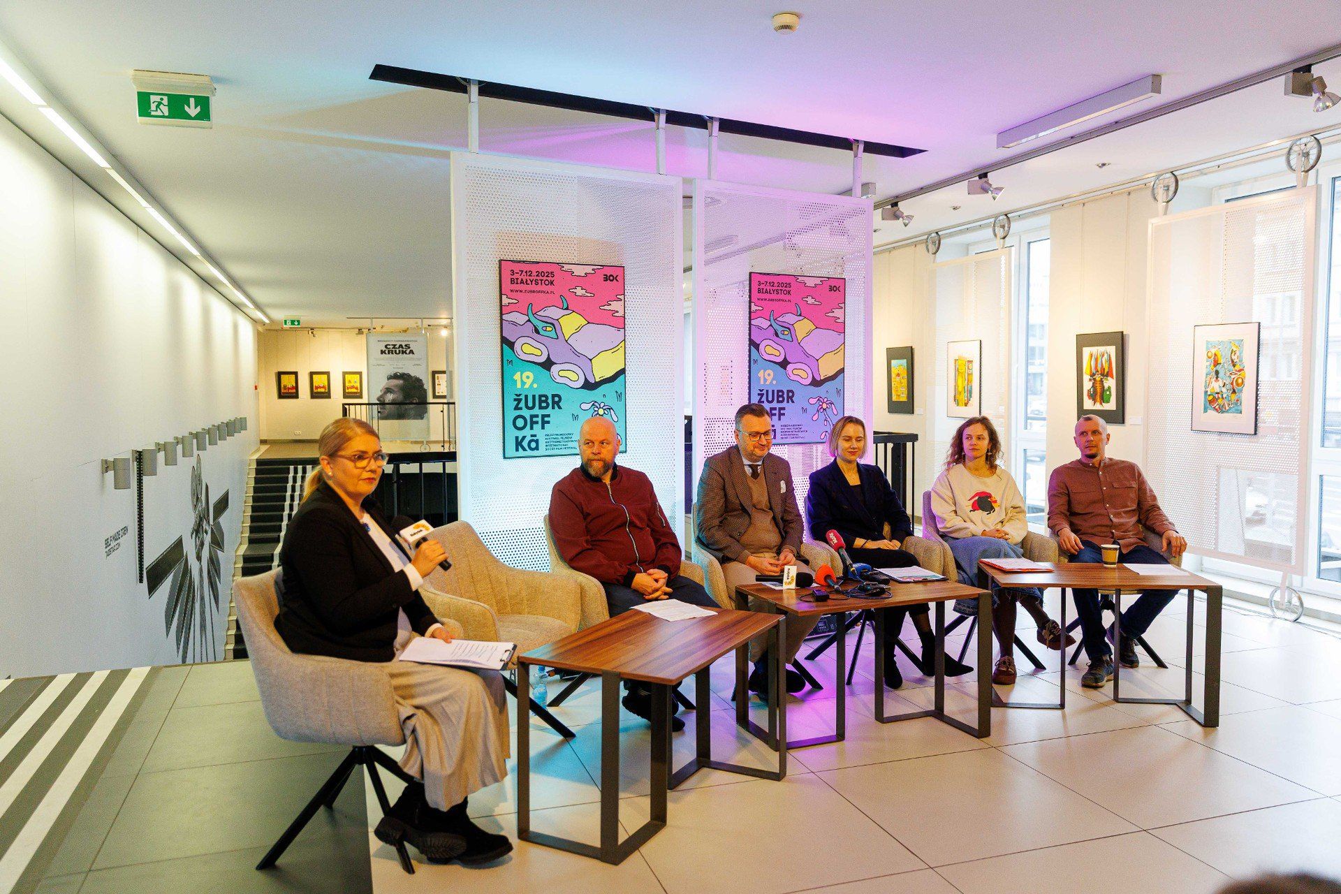 Konferencja prasowa zapowiadająca festiwal ŻUBROFFKA