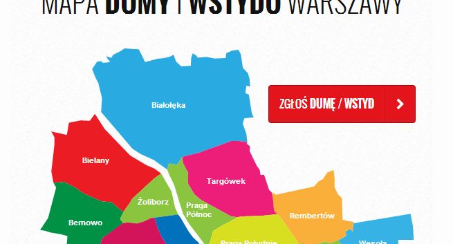 „Mapa Dumy i Wstydu Warszawy” - wspólna akcja RDC i Wawalove.pl