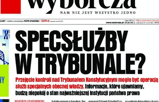 „Gazeta Wyborcza” pisze bez dowodów o związkach sędziów Trybunału Konstytucyjnego ze spec służbami. „Fałszywe insynuacje”