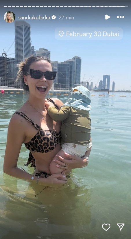 Sandra Kubicka relacjonuje pobyt w Dubaju