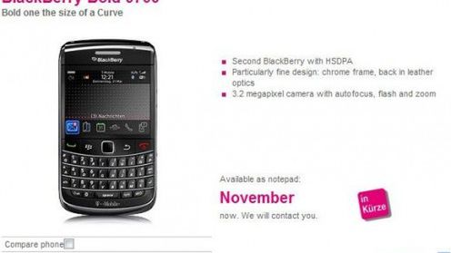 BlackBerry Bold 9700 na stronie T-Mobile 1