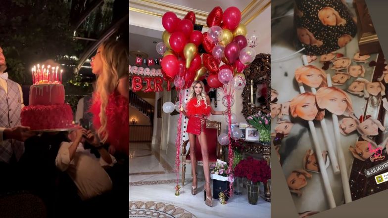 Julia Dybowska świętuje urodziny. Było na bogato