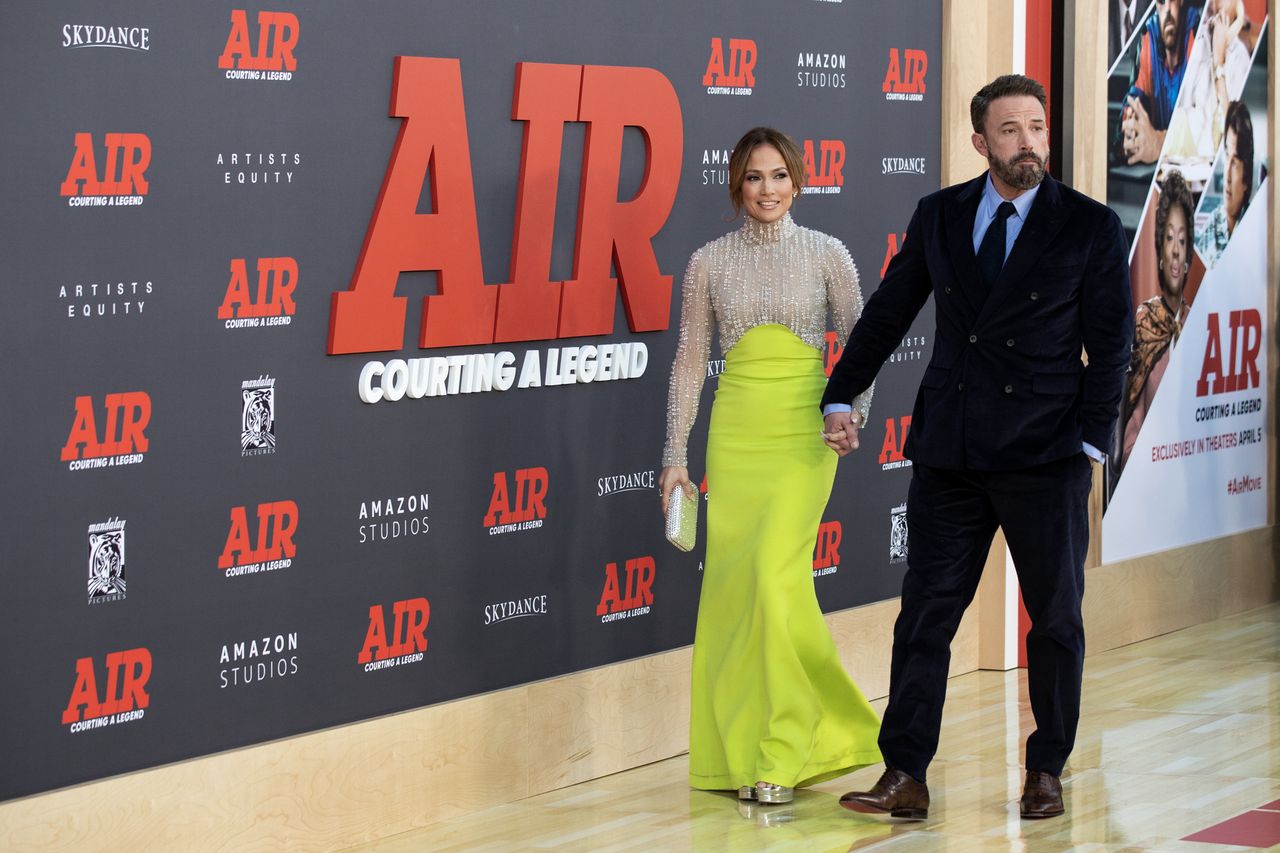 Jennifer Lopez i Ben Affleck na premierze filmu "Air"