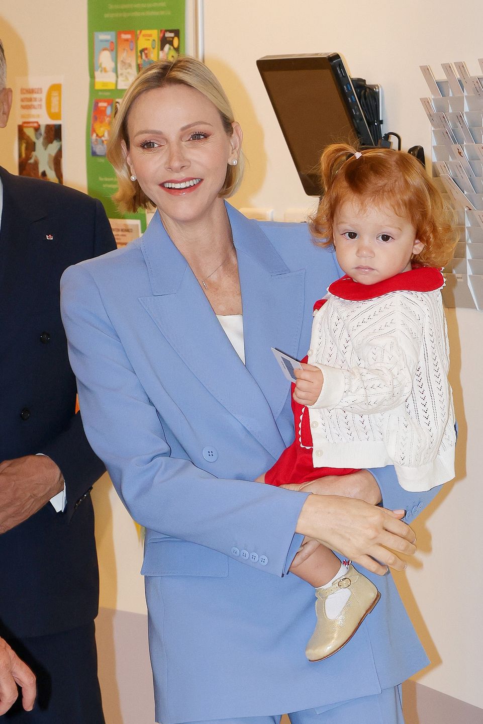 Księżna Charlene i książę Albert odwiedzili żłobek