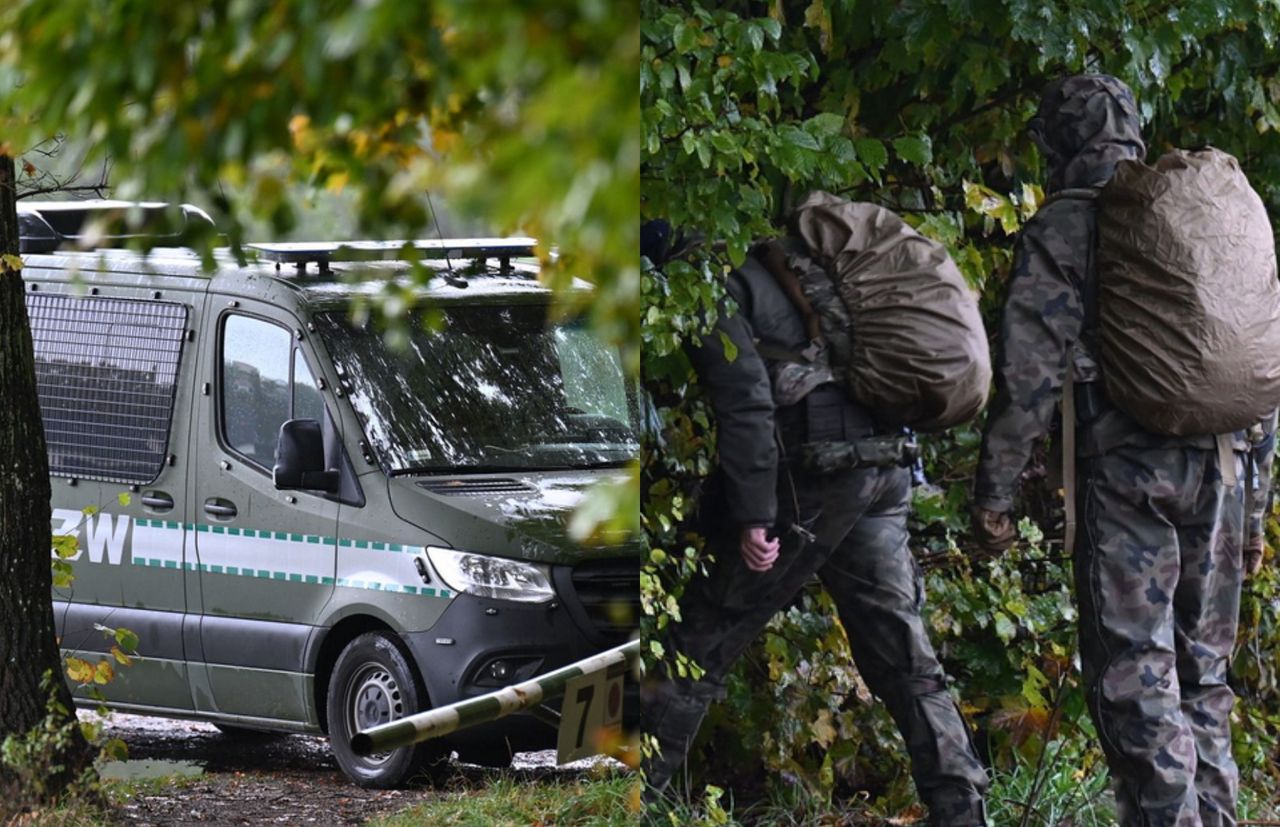 Znaleźli żywność i ubrania. Policjanci szukający Borysa zdumieni