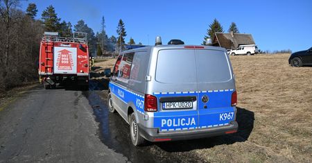 Dron na terenie kopalni w Gałczycach. Policja zabezpiecza obszar