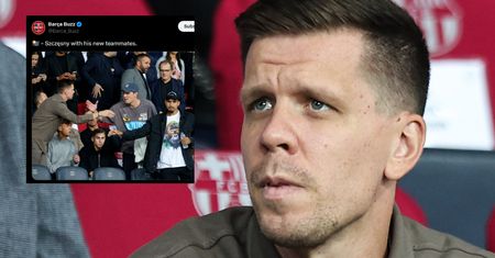 Zobaczyli Szczęsnego na meczu Barcelony. Ruszyli w jego stronę