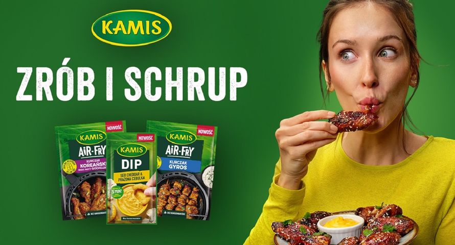 "Zrób i chrup" - zachęca Kamis w nowej kampanii