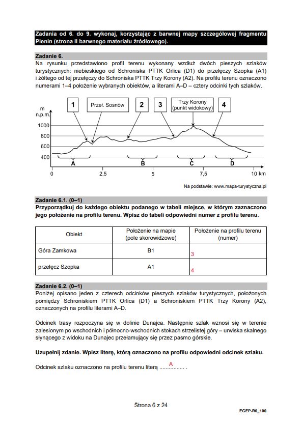 Matura z geografii 
