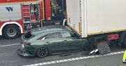 Puchały: Zderzenie trzech aut na trasie S8