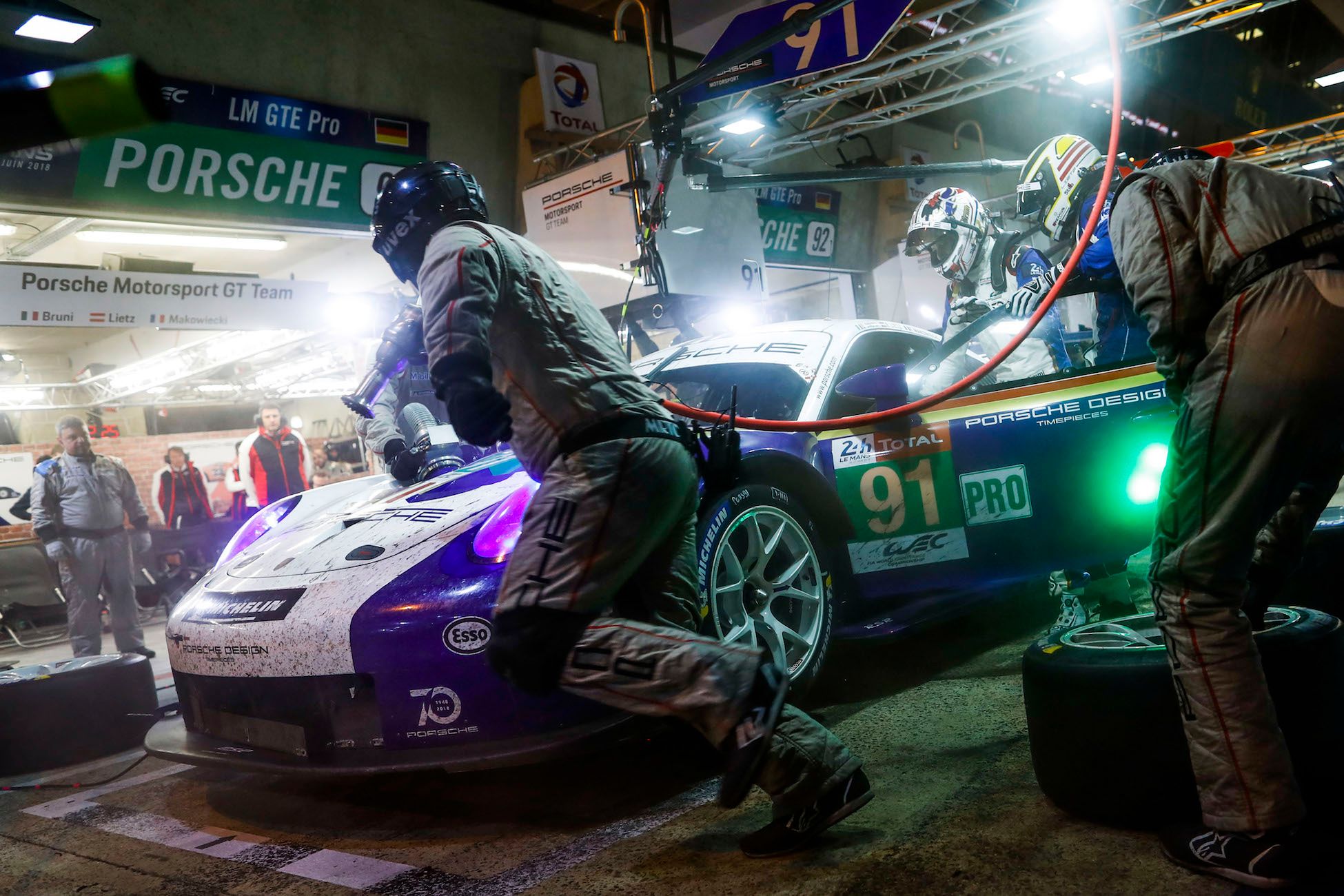 Malowanie Rothmansa na Porsche w roku 2018 (fot. Porsche)