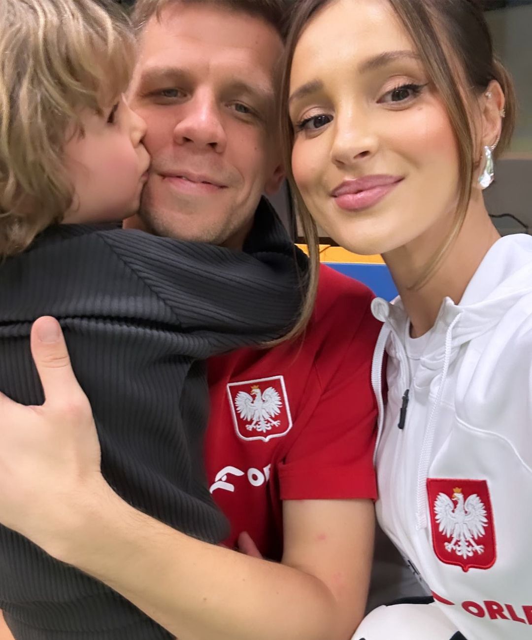 Marina, Wojciech i Liam Szczęśni