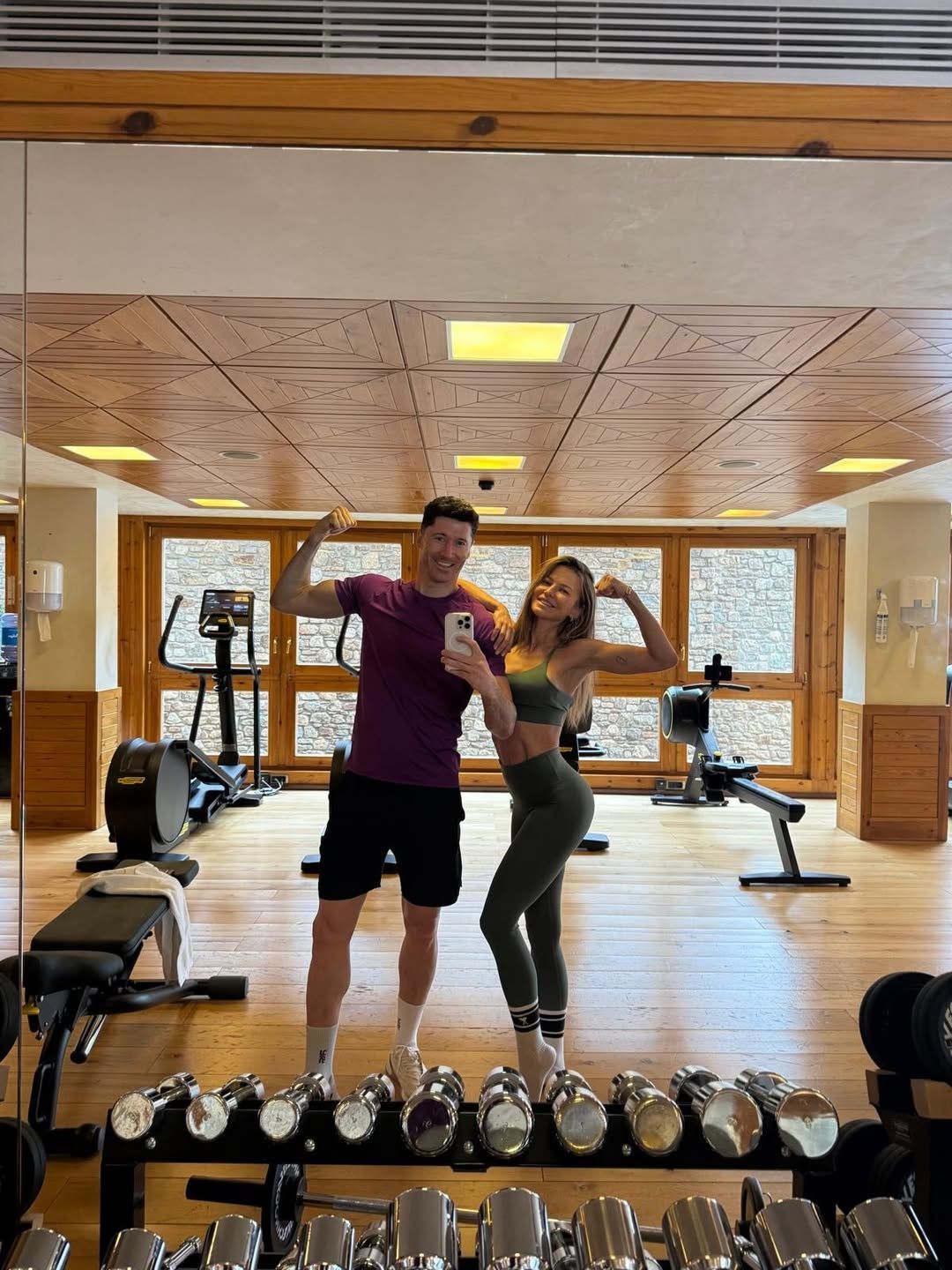 Robert Lewandowski i Anna Lewandowska