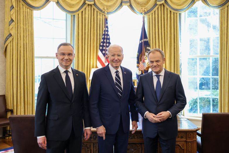 Prezydent Duda i premier Tusk w Białym Domu. Oto efekty