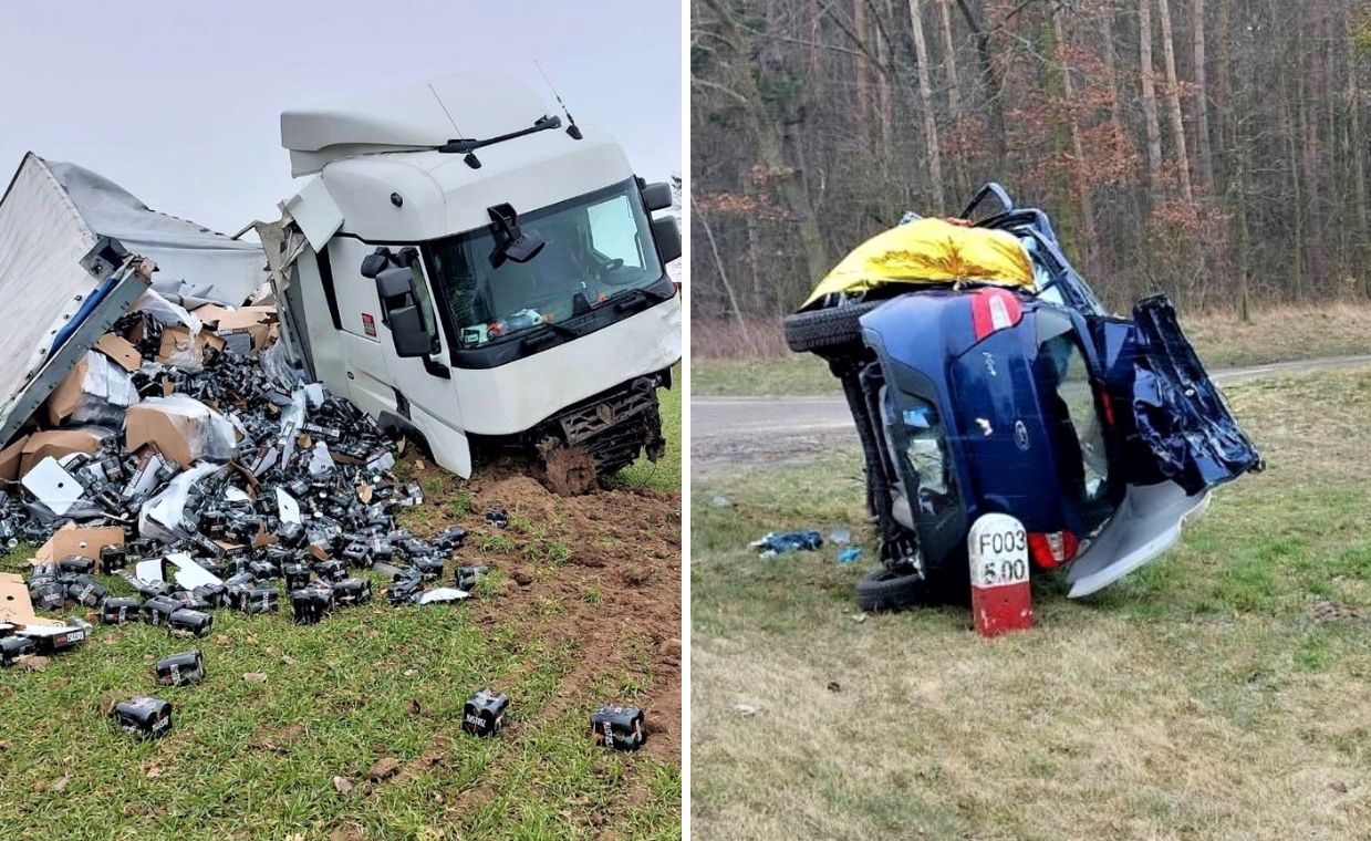 Kobieta wjechała pod TIR-a. Nie żyje