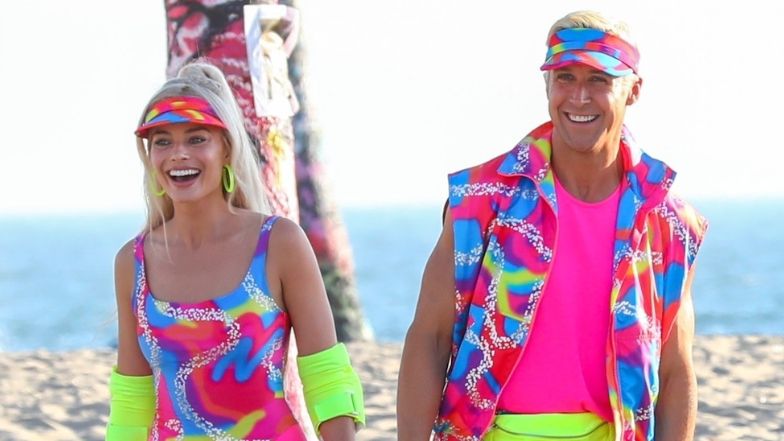 Margot Robbie i Ryan Gosling szaleją na rolkach jako Barbie i Ken