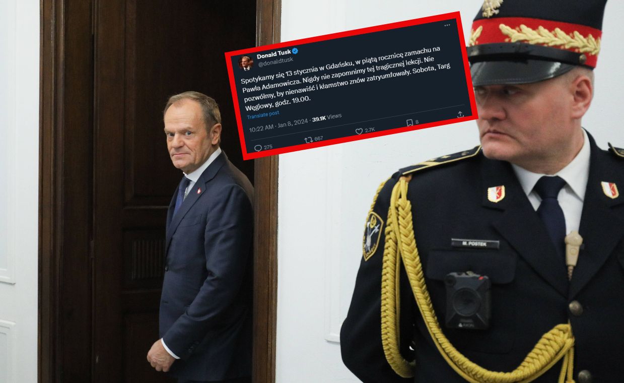 Donald Tusk zapowiada swoją wizytę w Gdańsku