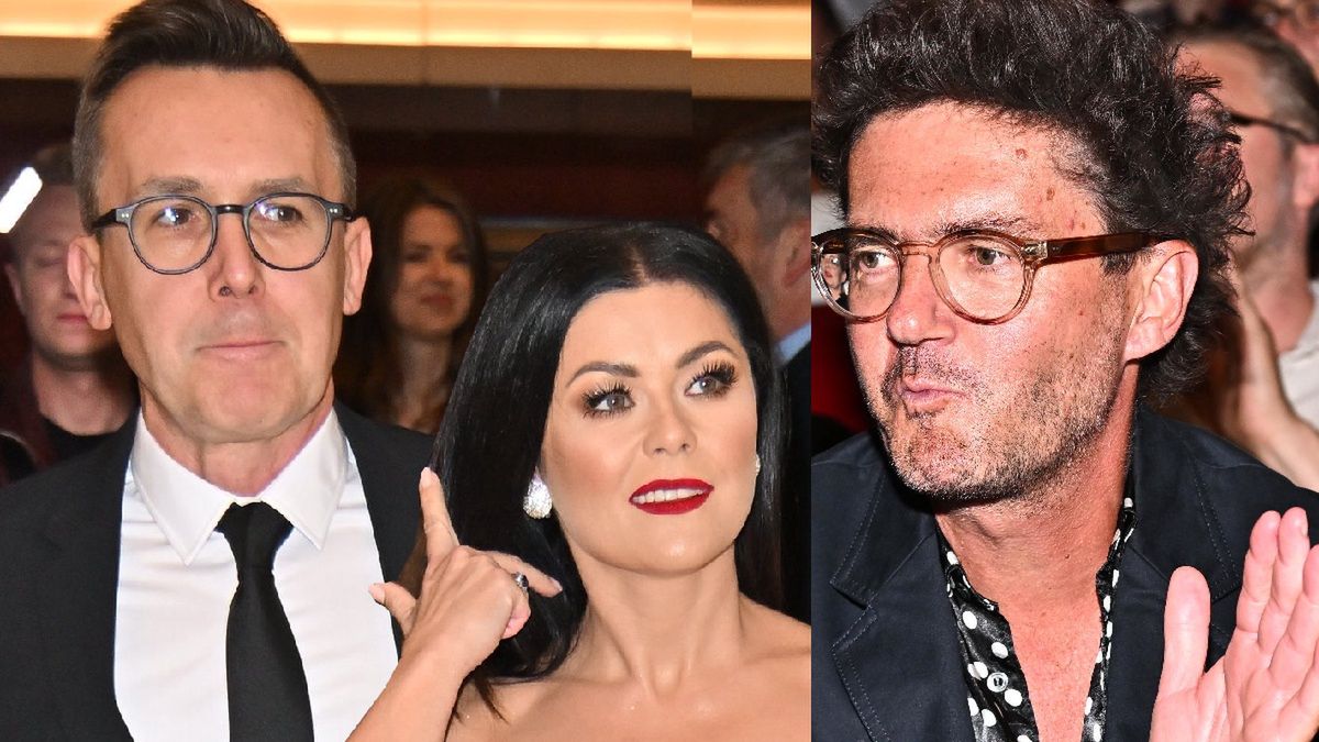 Maciej Kurzajewski i Katarzyna Cichopek oraz Kuba Wojewódzki