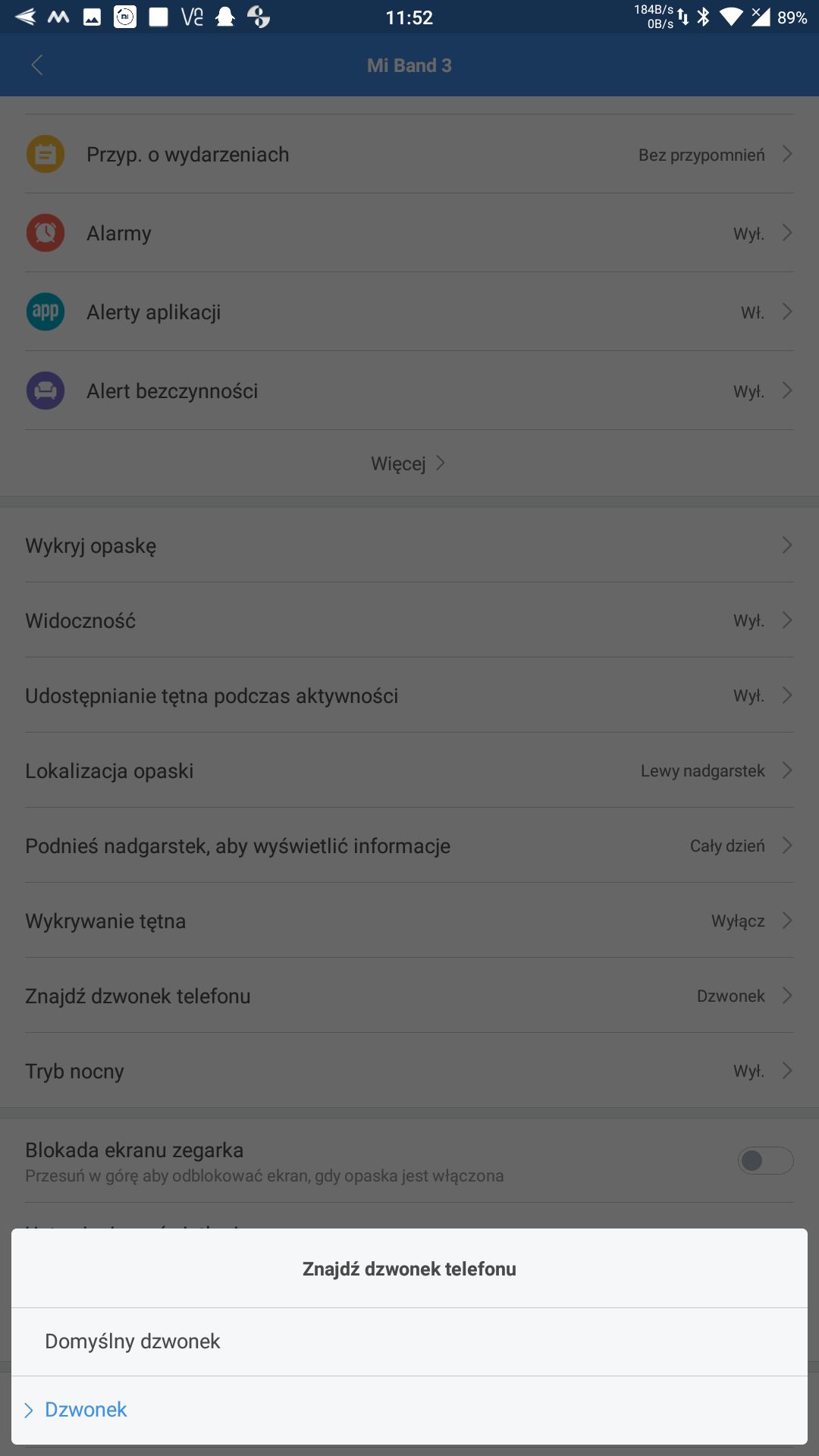 Cóż, w tej wersji Mi Fit tłumaczenie nie jest w 100% dokładne, ale dobre i takie...