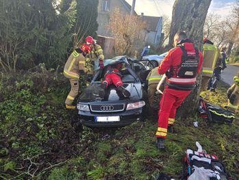 Gniazdowo: Śmiertelny wypadek. Kierowcy nie udało się uratować