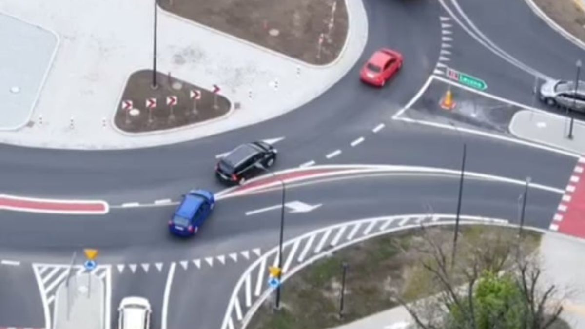 Rondo turbinowe powoduje konsternację wśród kierowców