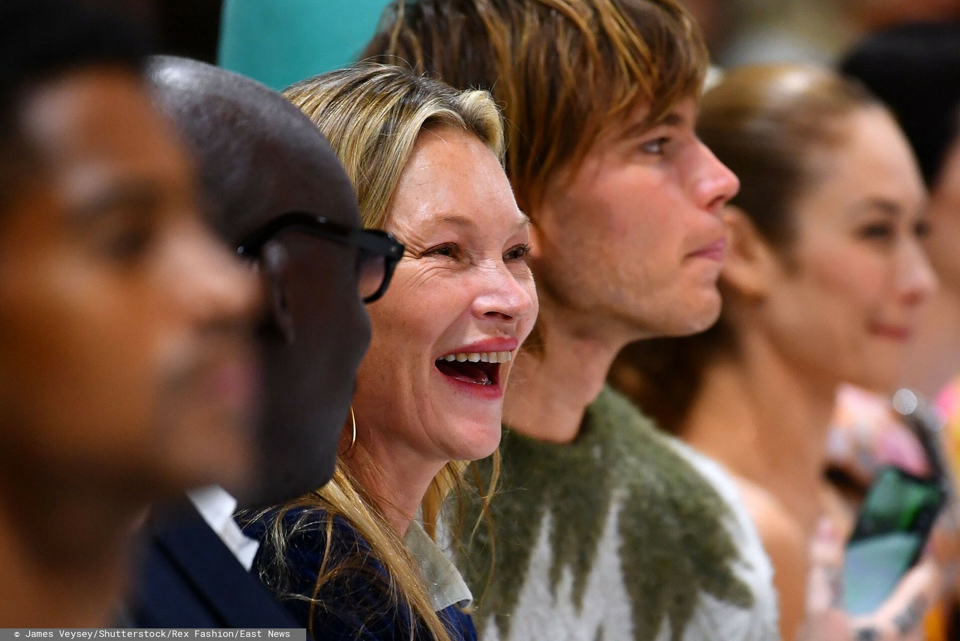 Kate Moss na londyńskim pokazie
