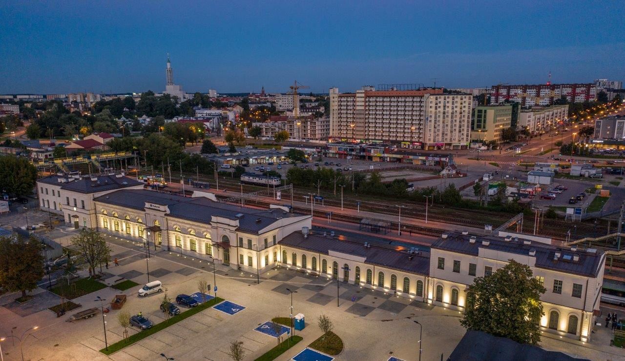Dworzec w Białymstoku po modernizacji