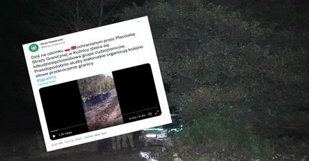 Straż Graniczna opublikowała wideo. "Kolejne siłowe przekroczenie granicy"