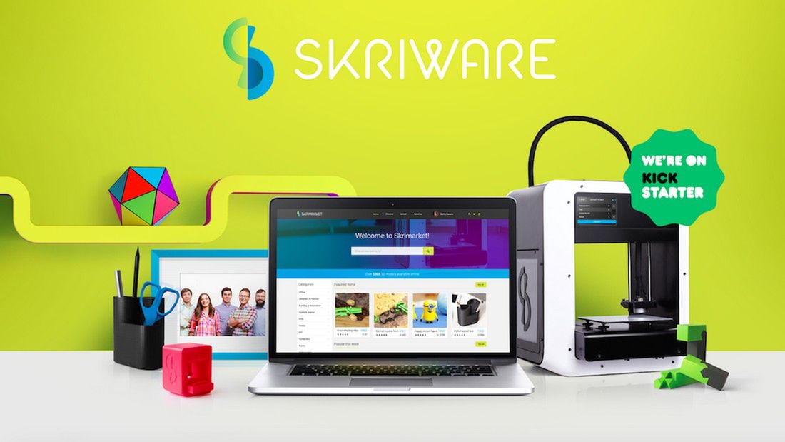 Skriware: drukarka 3D i dedykowany sklep z modelami 3D. Wydrukujesz je jednym kliknięciem! 3