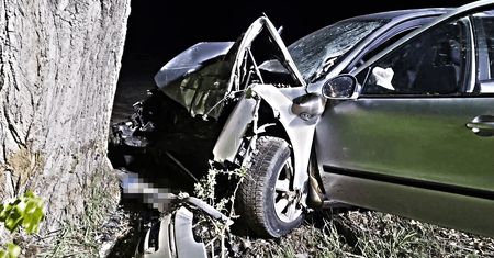 Pijany 18-latek bez uprawnień spowodował wypadek. Poważnie ranna młoda kobieta