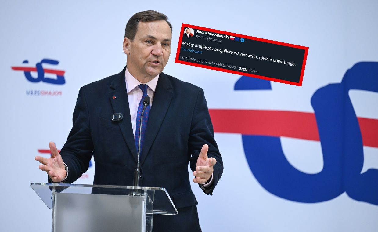 Sikorski drwi z "zamachu stanu". "Mamy drugiego specjalistę"