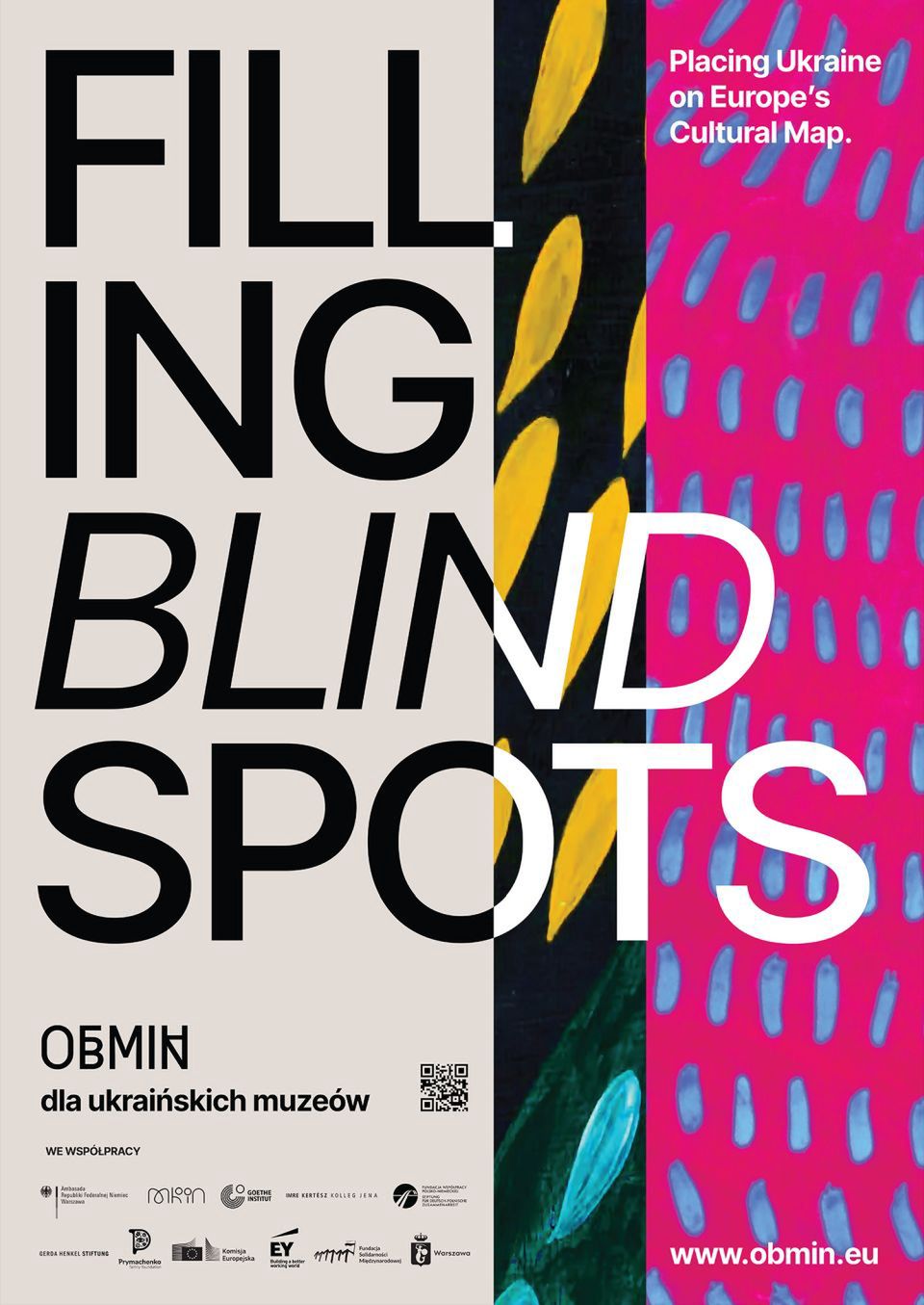 Plakat konferencji zorganizowanej przez fundację OBMIN w Warszawie