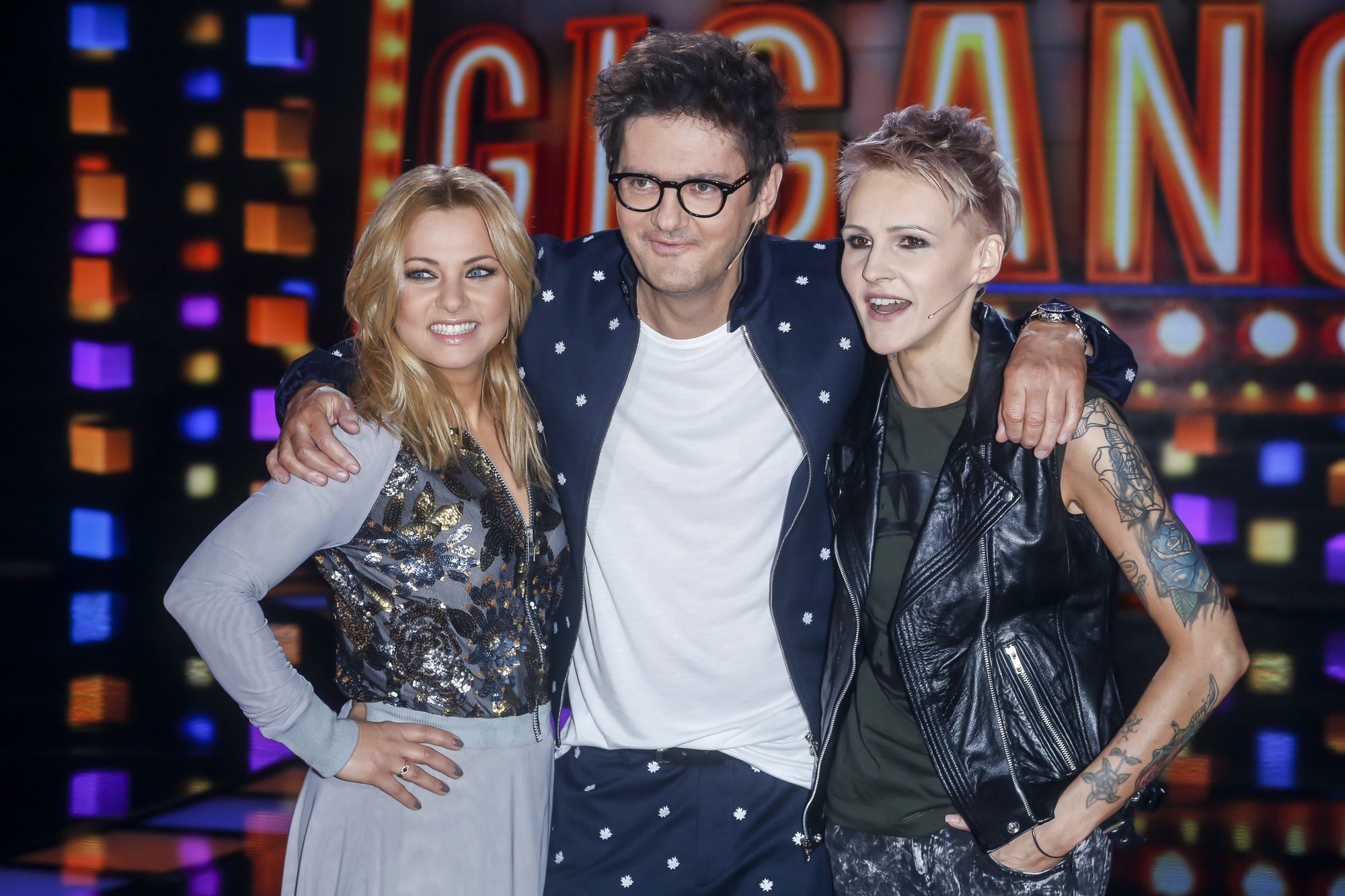 "Mali Giganci" Katarzyna Bujakiewicz, Kuba Wojewódzki, Agnieszka Chylińska