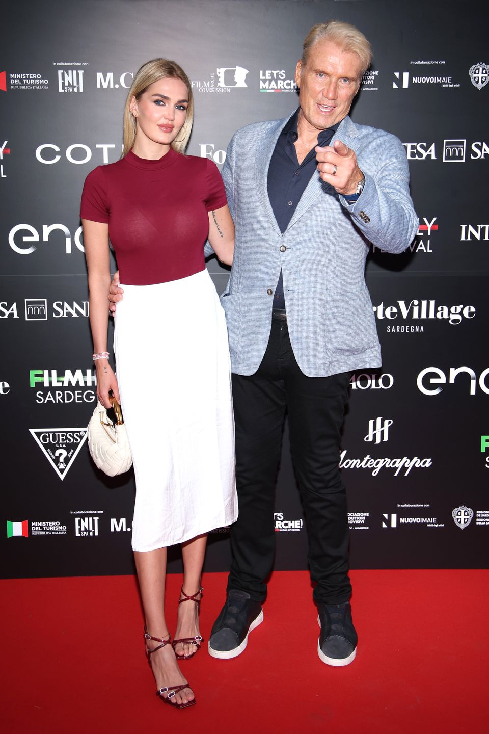 Emma Krokdal i Dolph Lundgren 