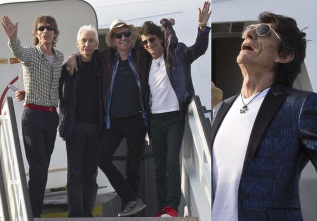 The Rolling Stones wylądowali na Kubie! (ZDJĘCIA)
